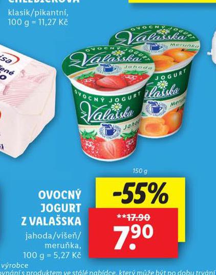 OVOCN JOGURT Z VALASKA