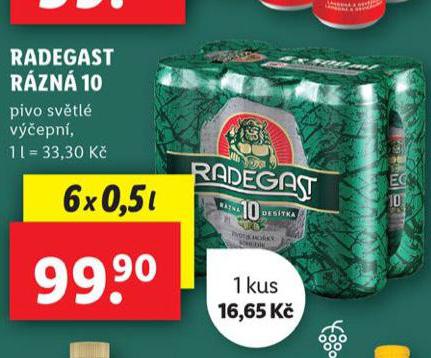 PIVO RADEGAST RZN 10