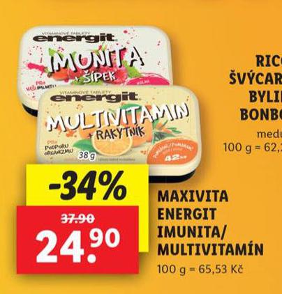 MAXIVITA ENERGIT IMUNITA / MULTIVITAMN