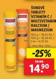 UMIV TABLETY VITAMIN C / MULTIVITAMIN, KALCIUM, MAGNEZIUM