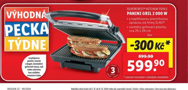 PANINI GRIL 2000 W