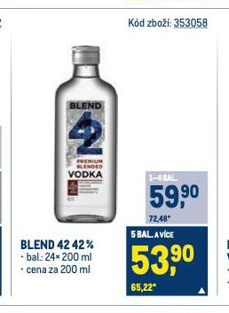 BLEND 42 VODKA