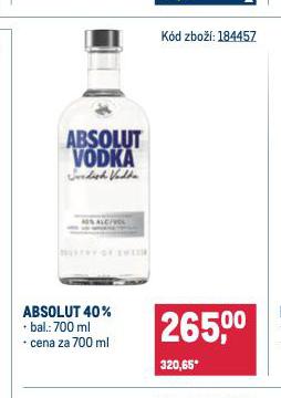 ABSOLUT VODKA