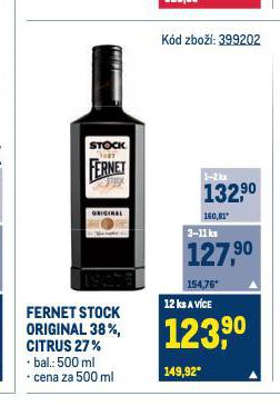 FERNET STOCK