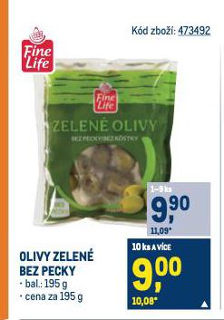 OLIVY ZELEN BEZ PECKY