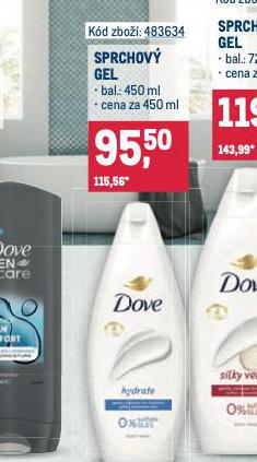 DOVE SPRCHOV GEL