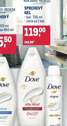 DOVE SPRCHOV GEL