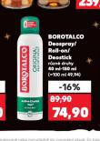 BOROTALCO DEOSPRAY / ROLL-ON, DEOSTICK