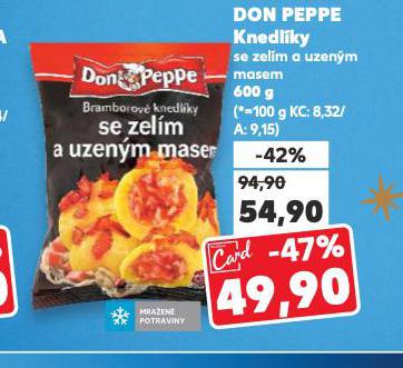 DON PEPPE KNEDLKY SE ZELM A UZENM MASEM