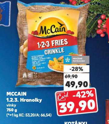 MCCAIN 1.2.3. HRANOLKY