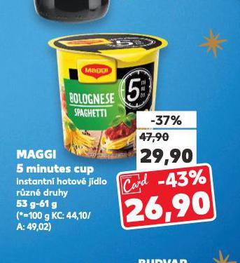 MAGGI 5 MINUTES CUP