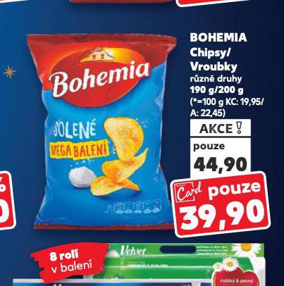 BOHEMIA CHIPSY / VROUBKY