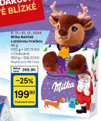 MILKA BALEK S PLYOVOU HRAKOU