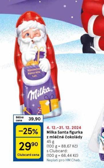 MILKA SANTA FIGURKA Z MLN OKOLDY