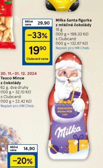 MILKA SANTA FIGURKA Z MLN OKOLDY