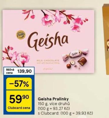 GEISHA PRALINKY