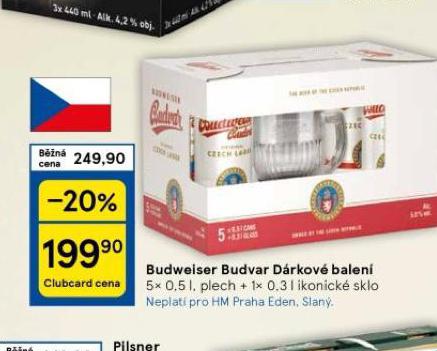 PIVO BUDWEISER BUDVAR