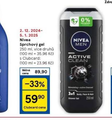 NIVEA SPRCHOV GEL