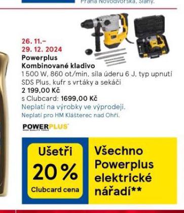 POWERPLUS KOMBINOVAN KLADIVO