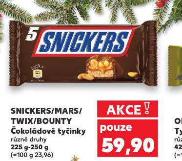 SNICKERS, MARS, BOUNTY, TWIX