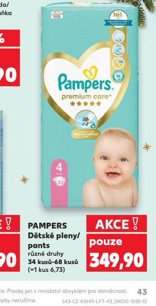 PAMPERS DTSK PLENKY