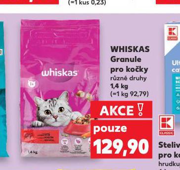 WHISKAS GRANULE PRO KOKY