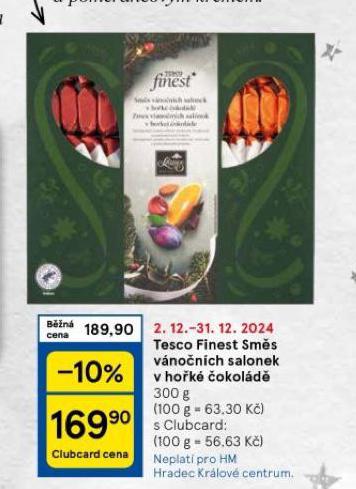 TESCO FINEST SMS VNONCH SALONEK V HOK OKOLD