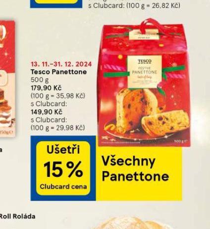 TESCO PANETTONE