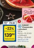 ICELAND CHEESECAKE S JAHODAMI