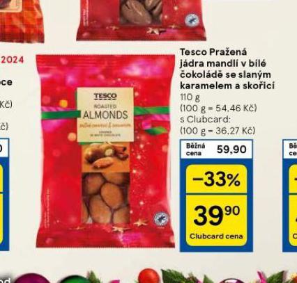 TESCO PRAEN JDRA MANDL V BL OKOLD SE SLANM KARAMELEM A KOIC