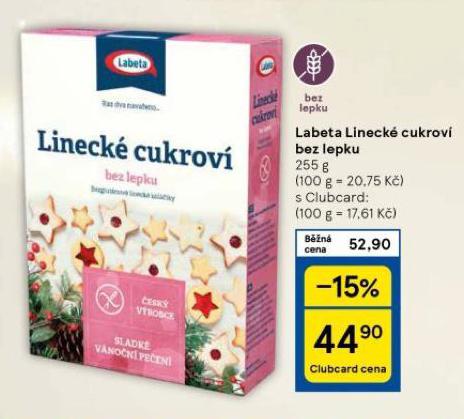 LABETA LINECK CUKROV BEZ LEPKU