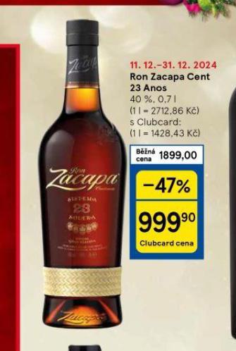 RON ZACAPA CENT 23 ANOS