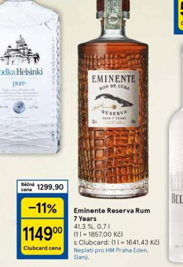 EMINENTE RESERVA RUM 7 YEARS