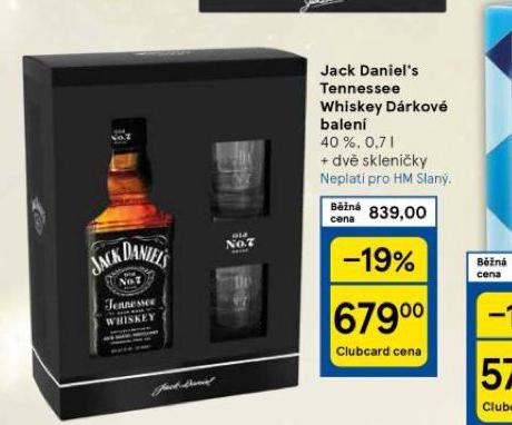 JACK DANIELS TENNESSEE WHISKEY DRKOV BALEN