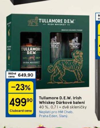 TULLAMORE DEW 40% DRKOV BALEN