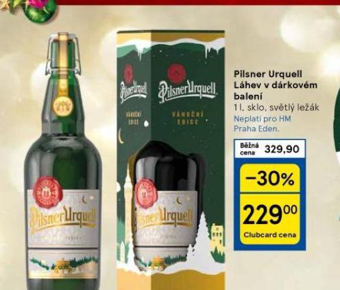 PIVO PILSNER URQUELL V DRKOVM BALEN