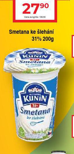 SMETANA KE LEHN 31%