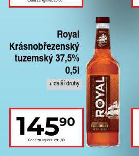 ROYAL KRSNOBEZENSK TUZEMSK 37,5%