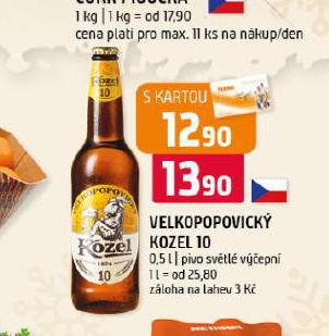 PIVO VELKOPOPOVICK KOZEL 10