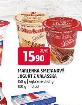 MARLENKA SMETANOV JOGURT Z VALASKA