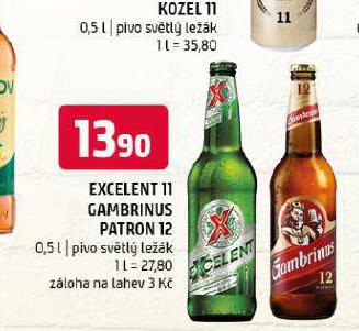 PIVO GAMBRINUS PATRON 12