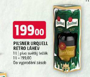 PIVO PILSNER URQUELL RETRO LHEV