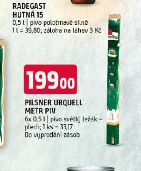 PIVO PILSNER URQUELL METR PIV