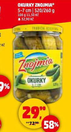 OKURKY ZNOJMIA