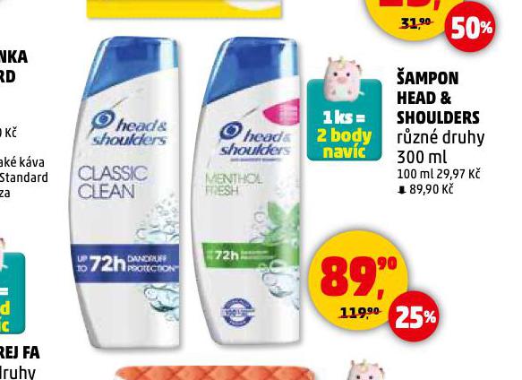 HEAD & SHOULDERS AMPON NA VLASY