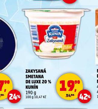 ZAKYSAN SMETANA DE LUXE 20% KUNN