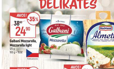 GALBANI MOZZARELLA, MOZARELLA LIGHT