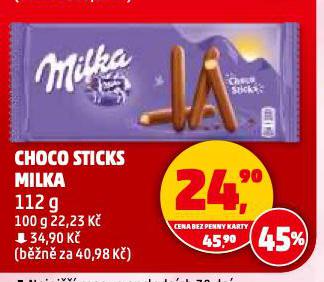 MILKA CHOCO STICKS