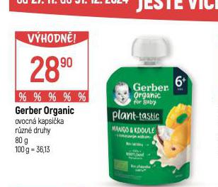 GERBER ORGANIC OVOCN KAPSIKA