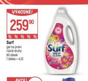 SURF GEL NA PRAN